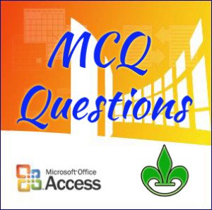 100 MCQ Questions from Microsoft Access