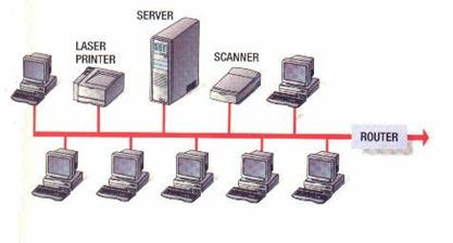 BUS Topology connected with other network BUS Topology connected with other network