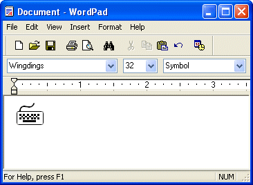 Microsoft Wordpad   -  9
