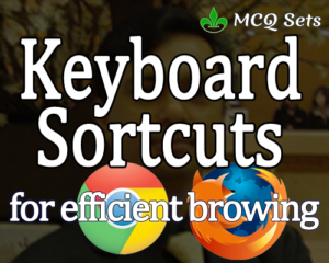 Keyword Shortcuts that makes your browsing efficient