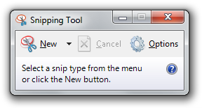 Snipping Tool Vista