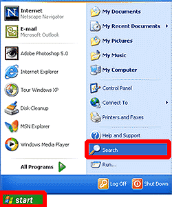 Windows XP Search